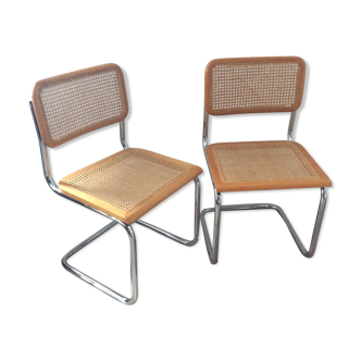 Lot de 2 chaises Marcel Breuer Cesca B32