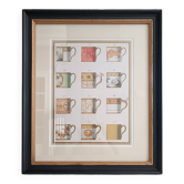 Framed poster Porcelain cups