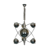 Goffredo Reggiani, satellite chrome chandelier from 60s