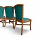 Set of six vintage bamboo and rattan dining chairs