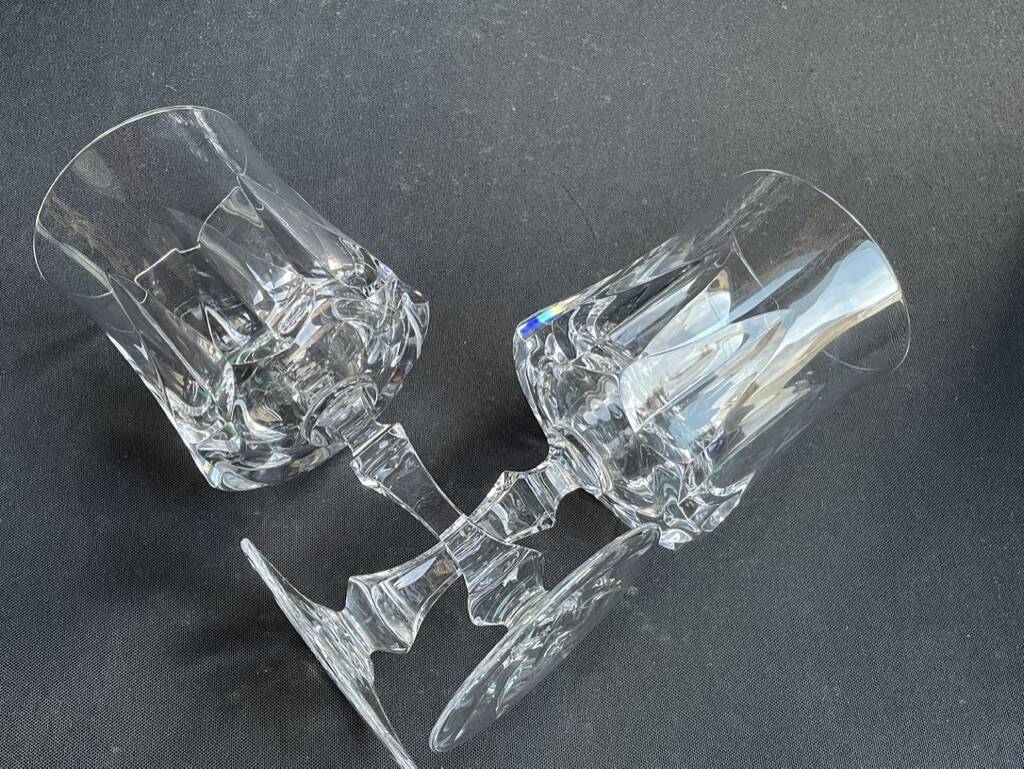 6 water glasses – Cristalleries Royales de Champagne - Bayel