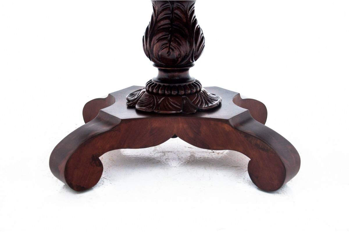 Antique center table, Northern Europe, late 19th century.
