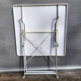 White Christmas folding bistro table