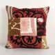 Vintage embroidered cushion cover 46x46 cm