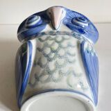 Cache-pot chouette vintage en porcelaine de Chine