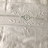 Antique embroidered sheet