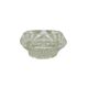 Salt cellar, Art Deco, transparent glass, Ząbkowice, Poland, 1930s.