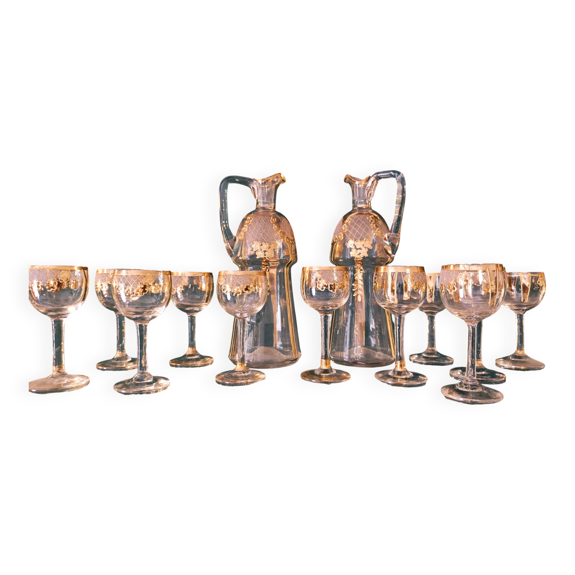 Baccarat Art Nouveau liqueur service
