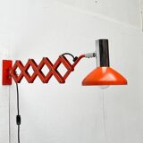 Mid-Century German Space Scissor Wall Lamp by Hustadt Leuchten, 1960s, set of 2