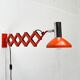 Mid-Century German Space Scissor Wall Lamp by Hustadt Leuchten, 1960s, set of 2
