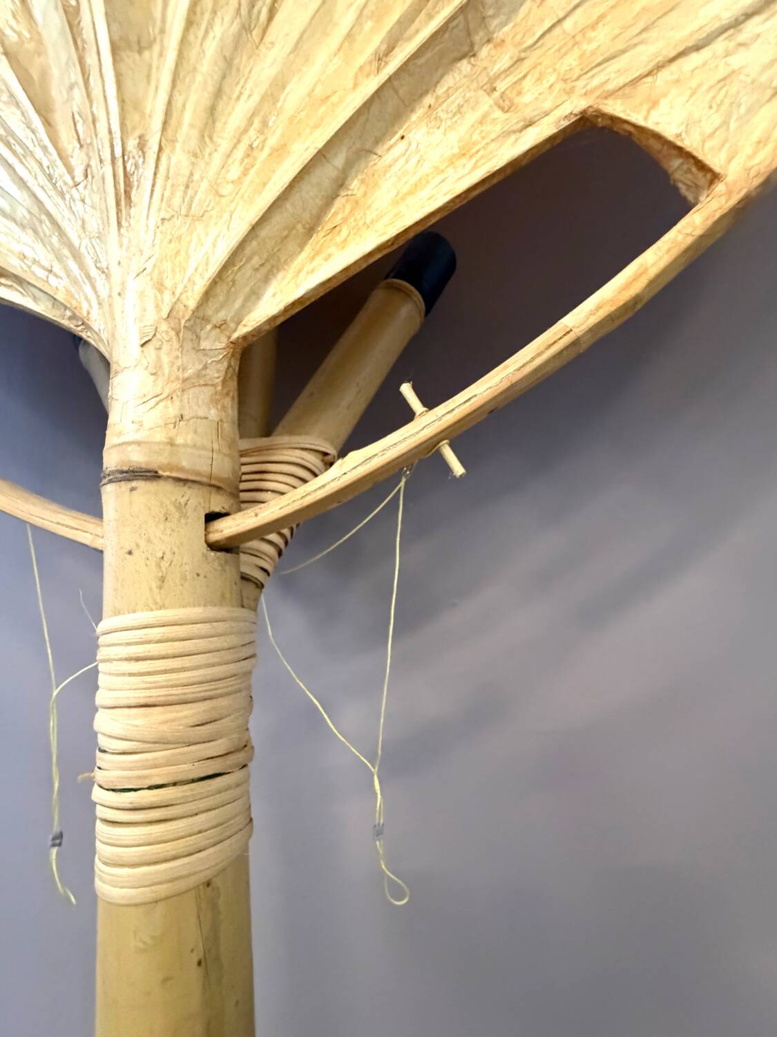 Uchiwa floor lamp large by Ingo Maurer for Design M.