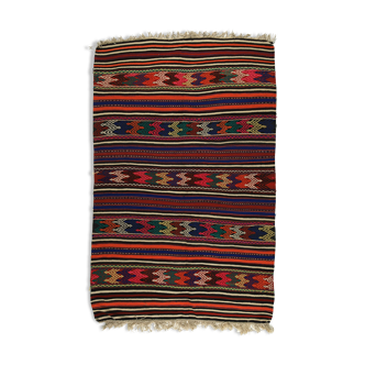 Anatolian handmade kilim rug 196 cm x 148 cm