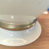Lampe maison le dauphin écru et dorée