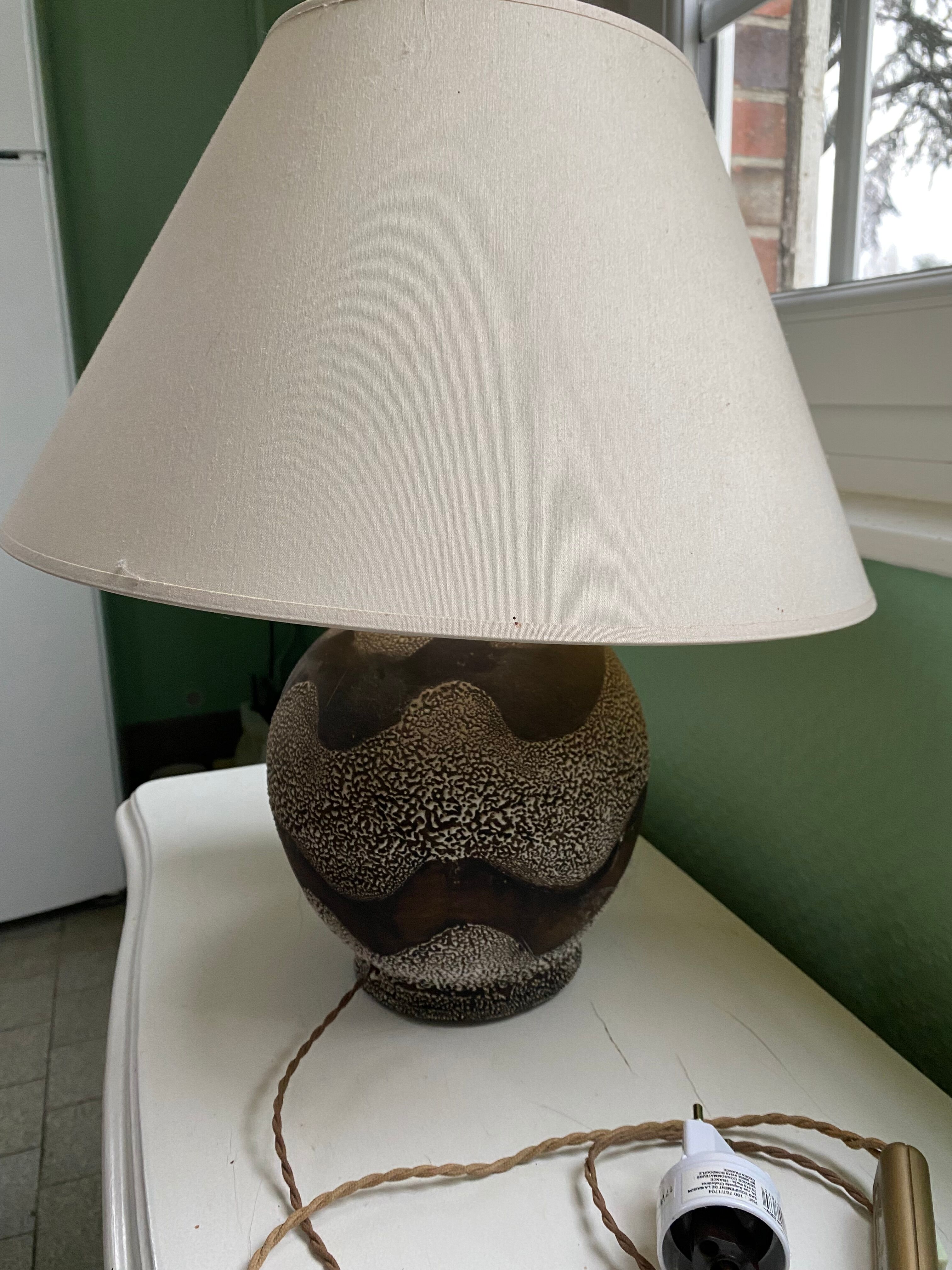Porcelain floor lamp