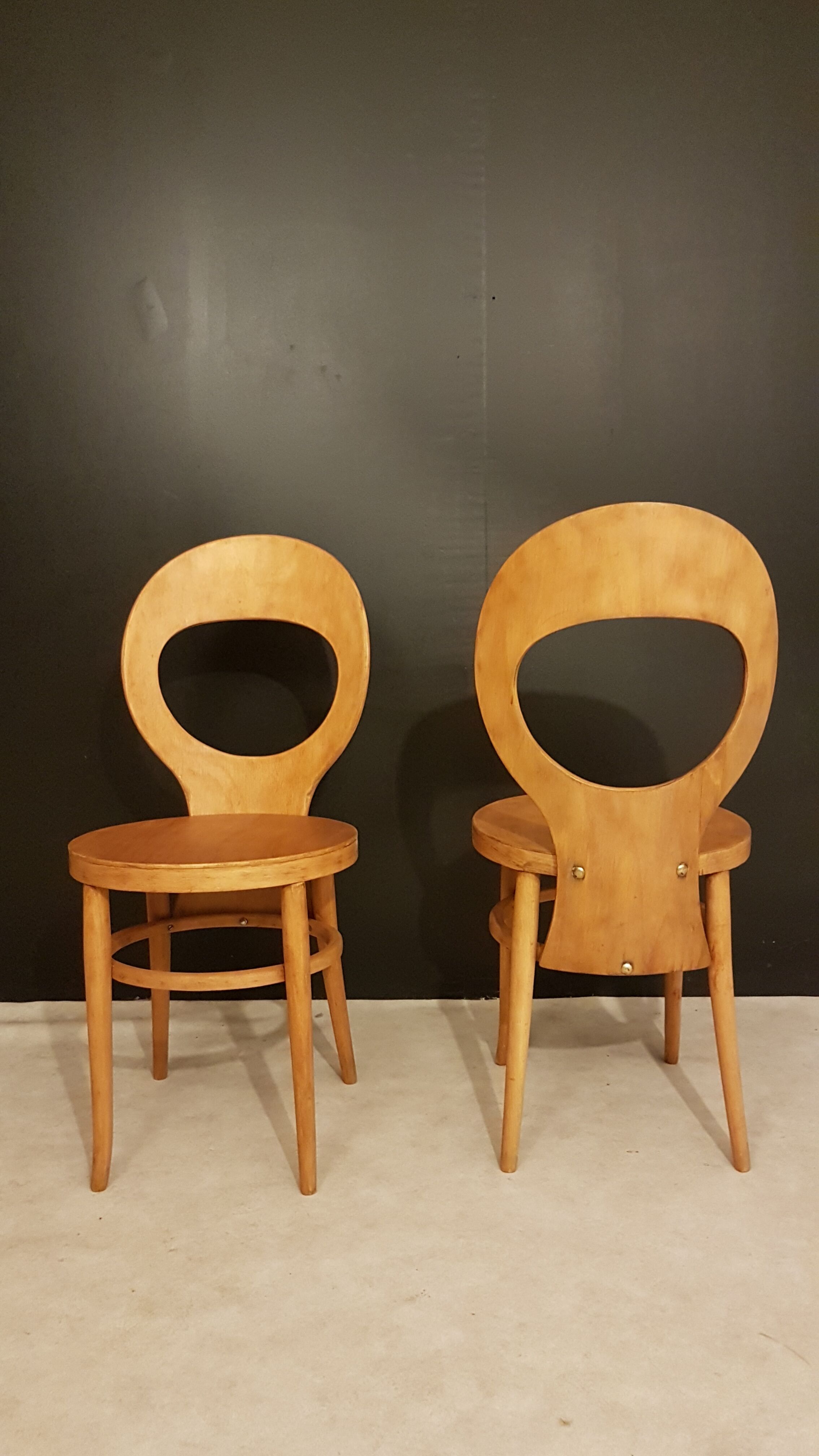 Pair of chairs "Seagull" Baumann