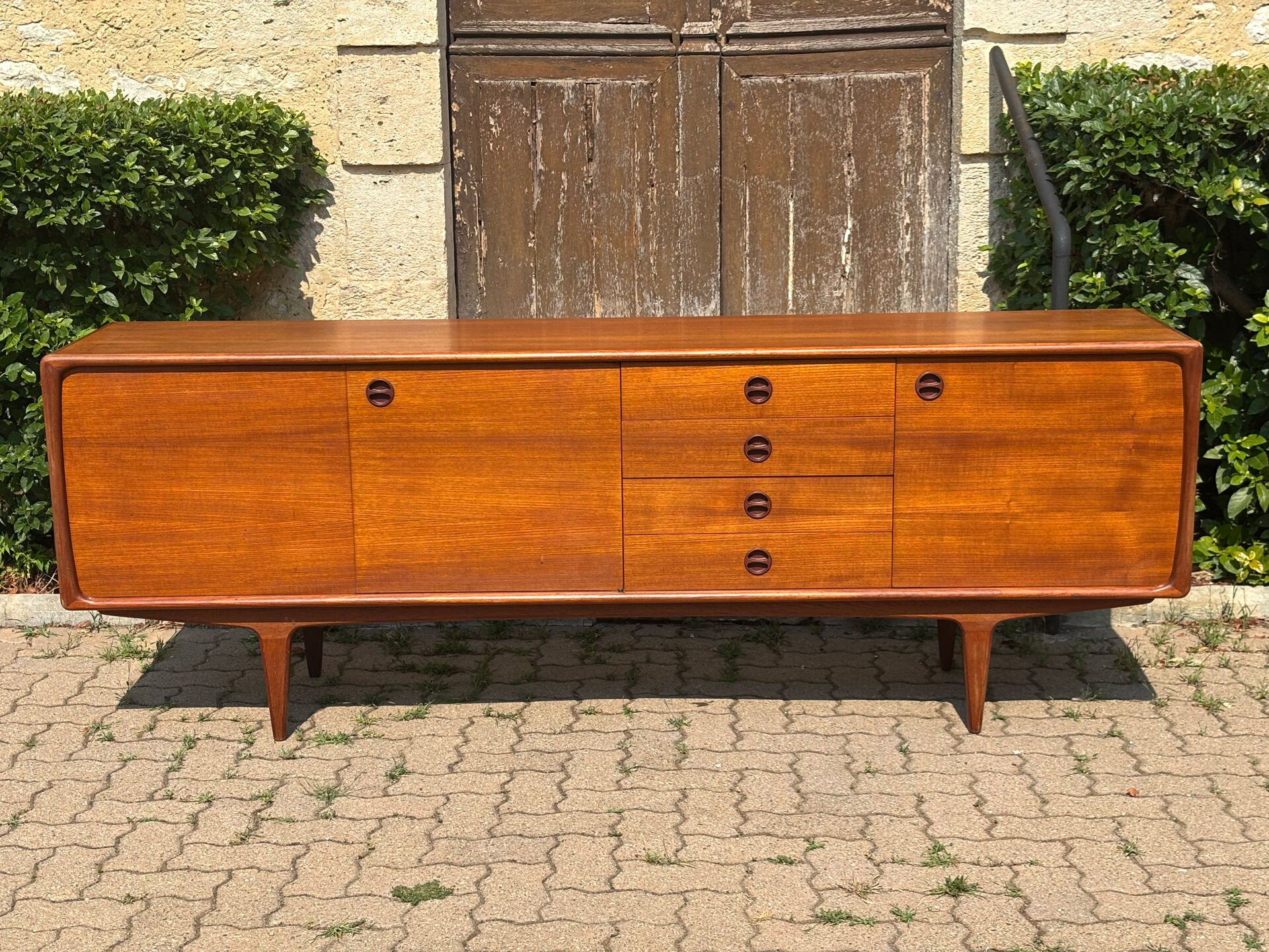 Vintage Scandinavian teak enfilade – 1960s/70s