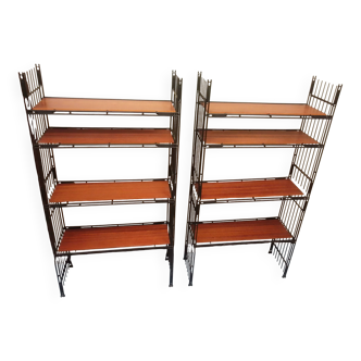 Modular shelves, multistrux, Spanish design from the 60s.