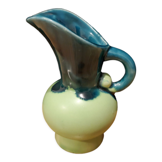 Ceramic vase pitcher signed