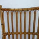 4 rattan chairs 50-60's