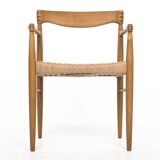 Chair by Henry W. Klein Bramin Oak with a new paper cord