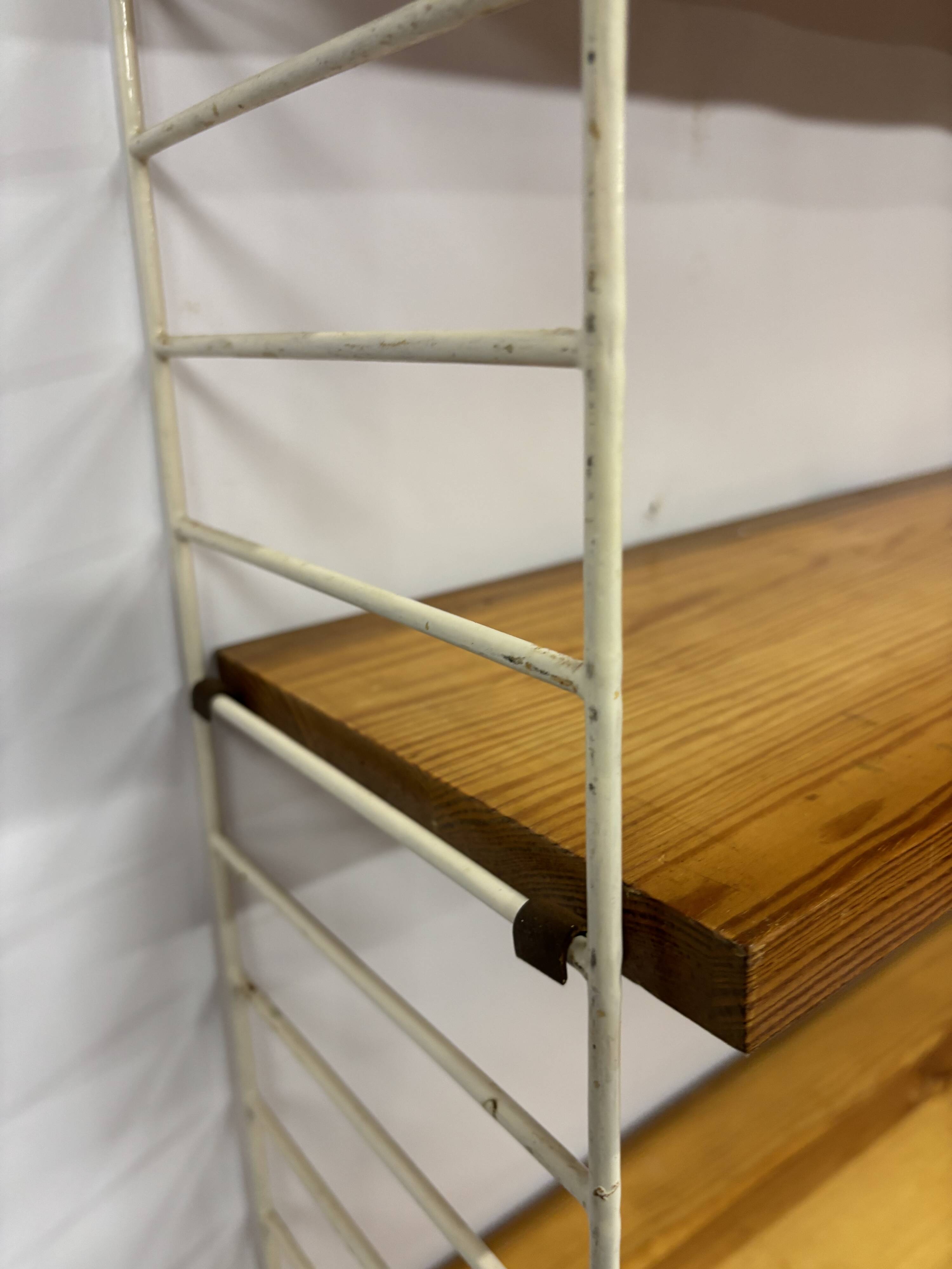 Système mural à cordes nisse du milieu du siècle, 1960 compact