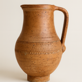 Stoneware carafe signed La Hulotte Caylus