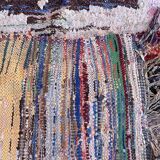 Moroccan carpet Boucherouite colored - 115 x 205 cm