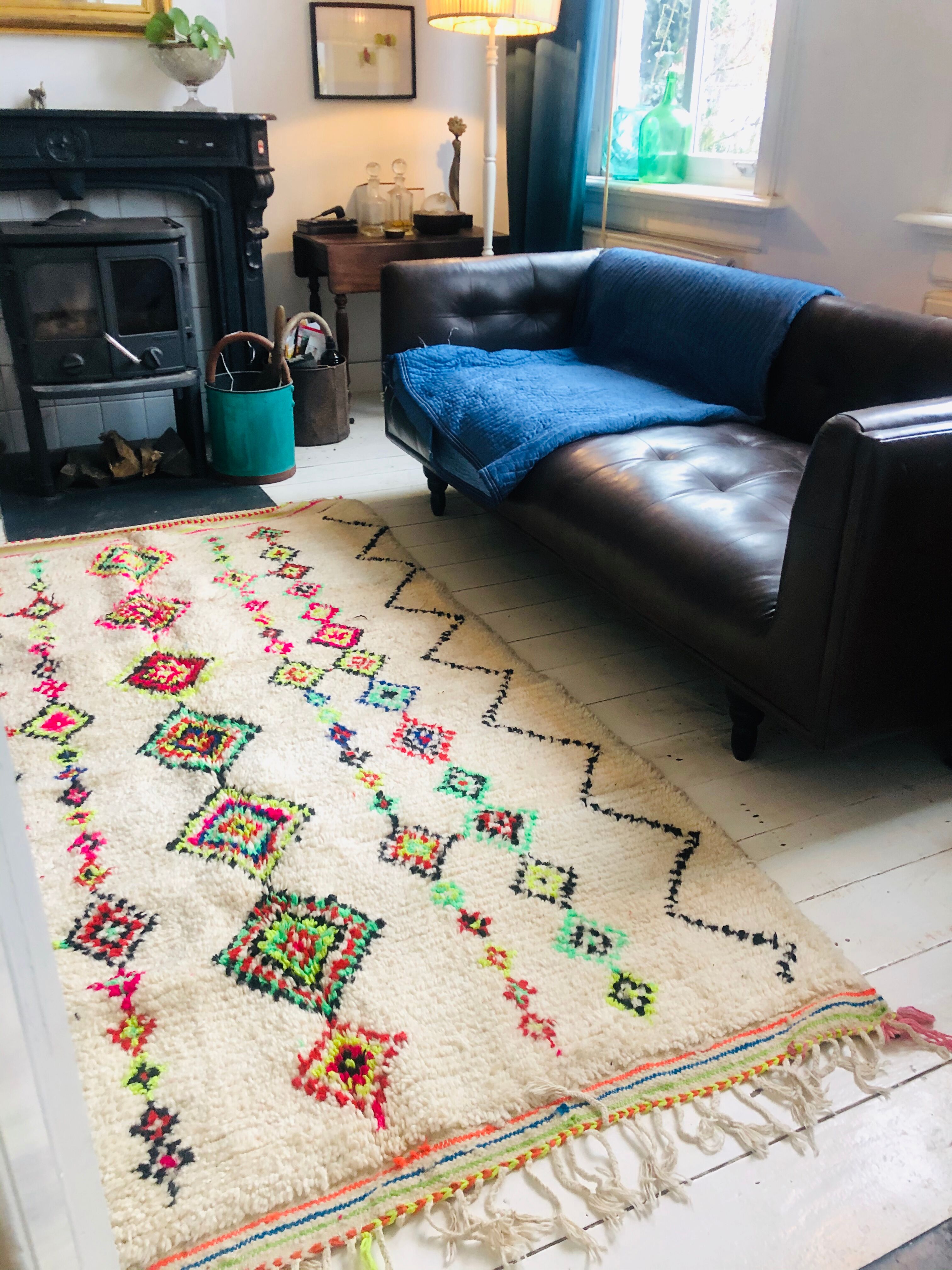 Berber carpet 100% wool - 150x235cm