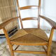 Mulched armchair high backrest