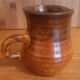 Crémier pot à lait en céramique avec glaçure orangée