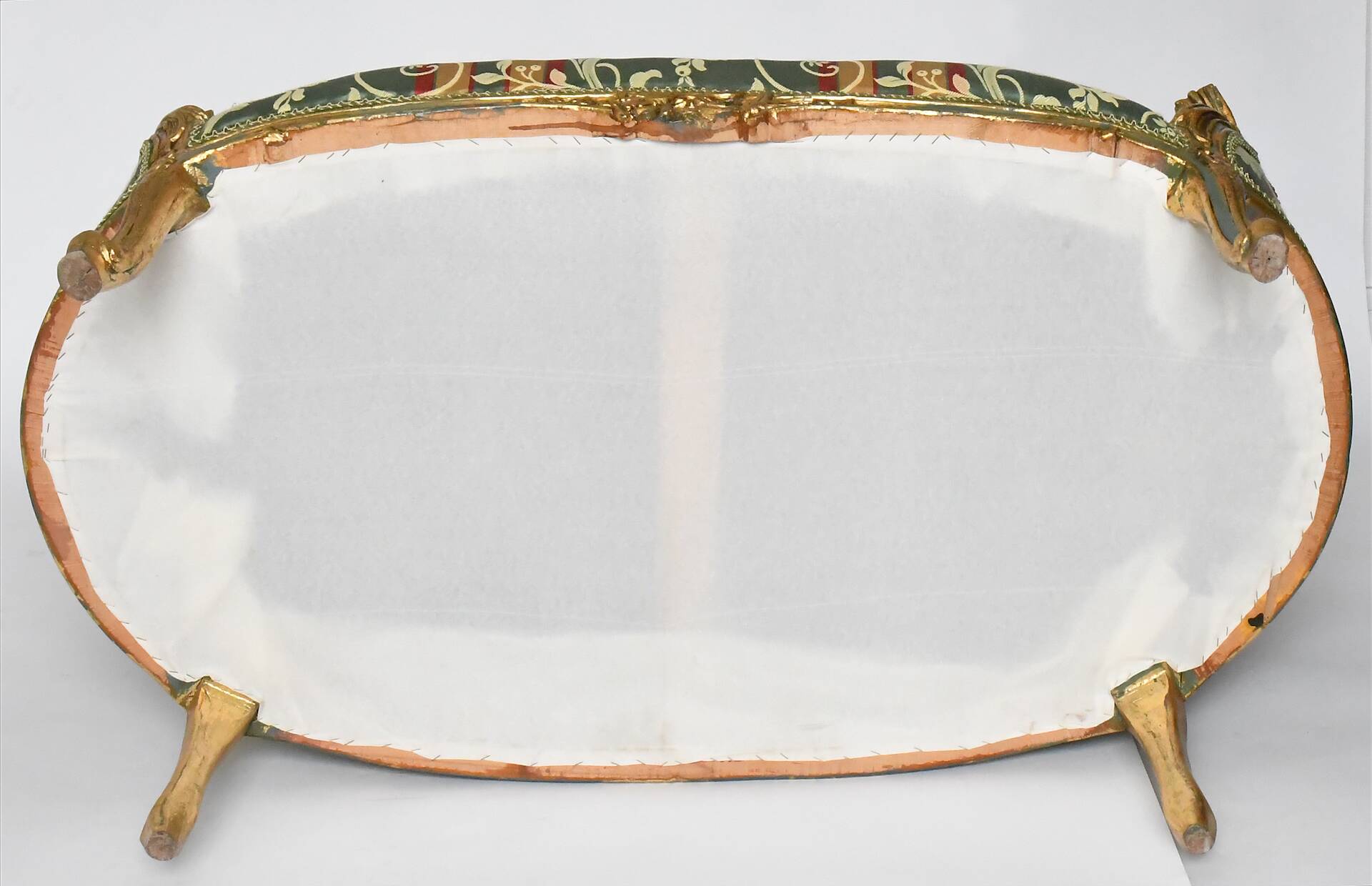 Louis XV style basket sofa