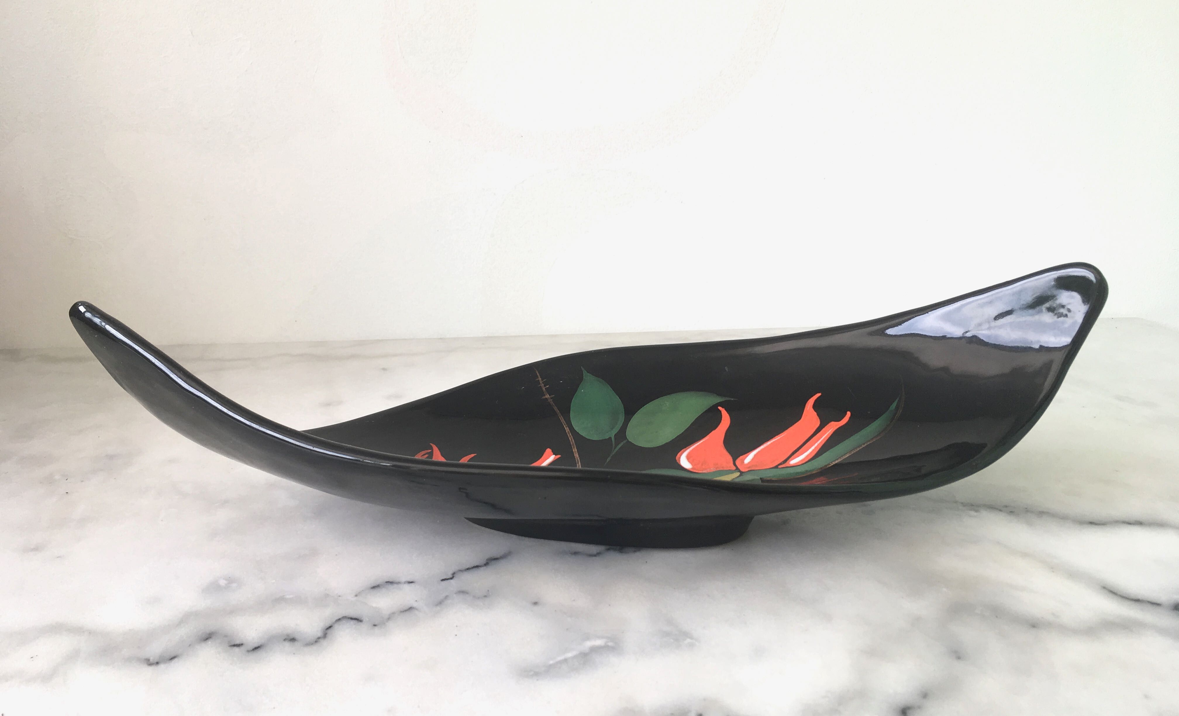 Coupe faïencerie de Longwy 1950