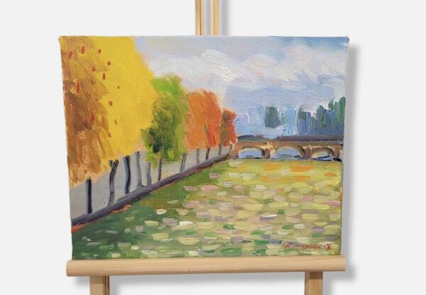 Huile sur toile Rahim Najfar (1945)
