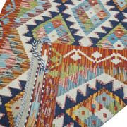Vintage Afghan Kilim Made Of New Wool 79x119, 1980s