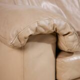 ‘Model 4000’ leather sofa set by Rolf Benz, Set of 4