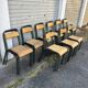(Lot) 26 old school/bistro chairs Stella