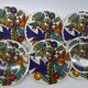 Set of 6 Villeroy & Boch Acapulco plates, 1970s