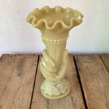Opaline fairground vase “ringed hand model”