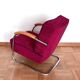 Functionalist armchair, restored, Czechoslovakia