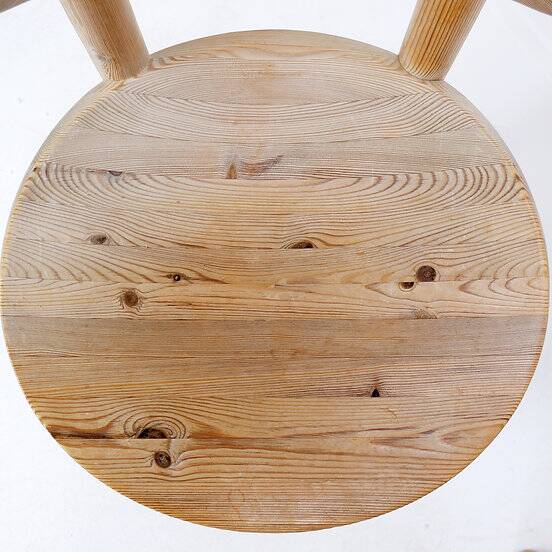 Rainer Daumiller for Hirtshals Savværk A/S dining set - Denmark, 1970s - 1 table/2 chairs/1 stool