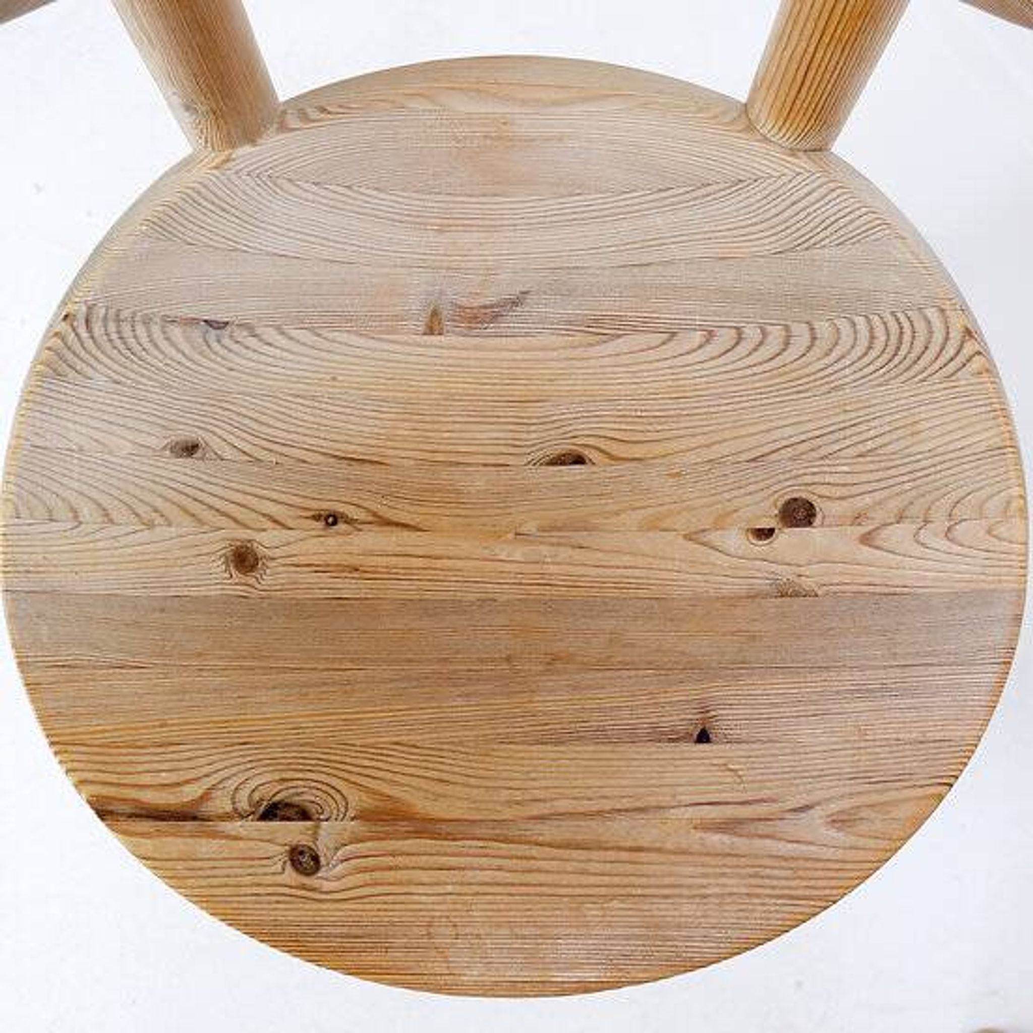 Rainer Daumiller for Hirtshals Savværk A/S dining set - Denmark, 1970s - 1 table/2 chairs/1 stool