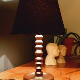 Pair of brutalist 40s lamps