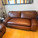 ensemble 2 canapés  cuir