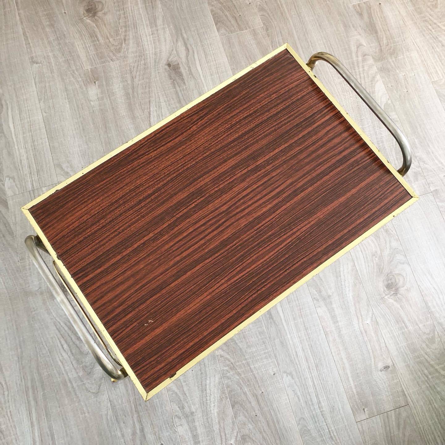 Vintage vinyl trolley