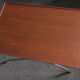 Danish teak and aluminium adjustable wine table, 1960s