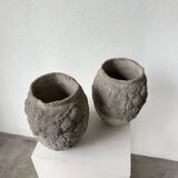 Pair of cement planters, 1900