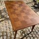 Vintage wooden table with extension