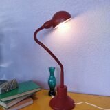Burgundy flexible casserole lamp, 1960