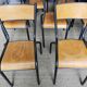 Lot de 18 chaises vintage "mullca"