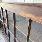 XXL industrial sideboard with glass doors